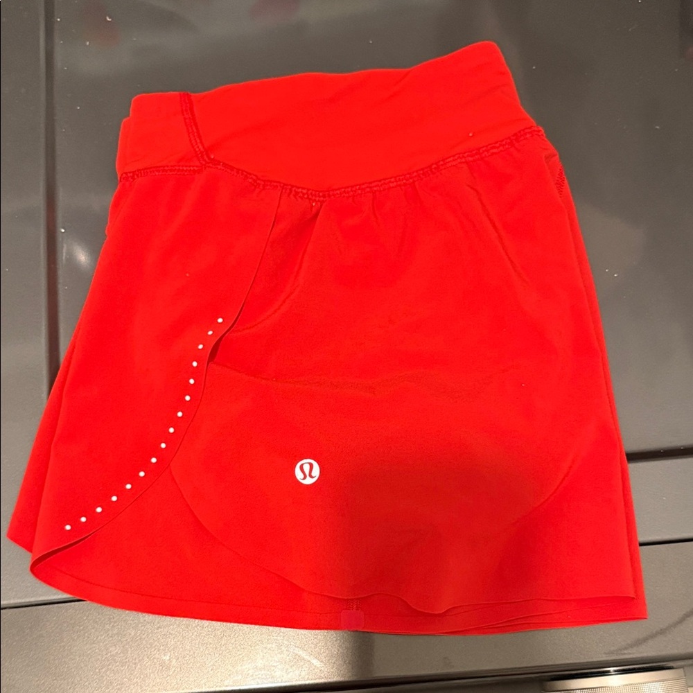 lululemon athletica Red Athletic Shorts